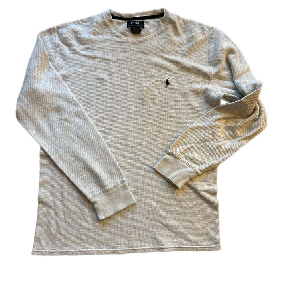 Men’s Ralph Lauren Waffle Knit Long Sleeve Shirt